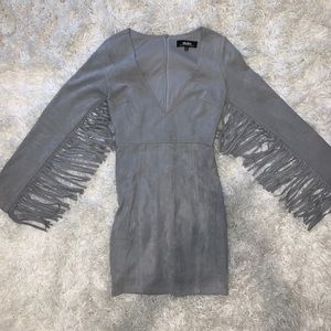 Lulu’s Long Sleeve Fringe Dress